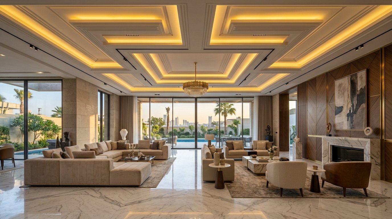 Luxury Architectural Gypsum Ceiling - GYPSUM JEDDAH